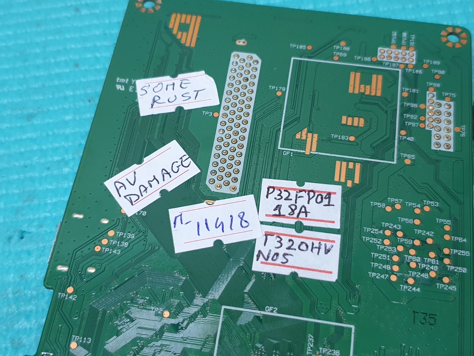 MAIN AV BOARD MB POLAROID P32FP0118A 32" TV 17MB211S 23517869 SCREEN:T320HVN05 - Image 5