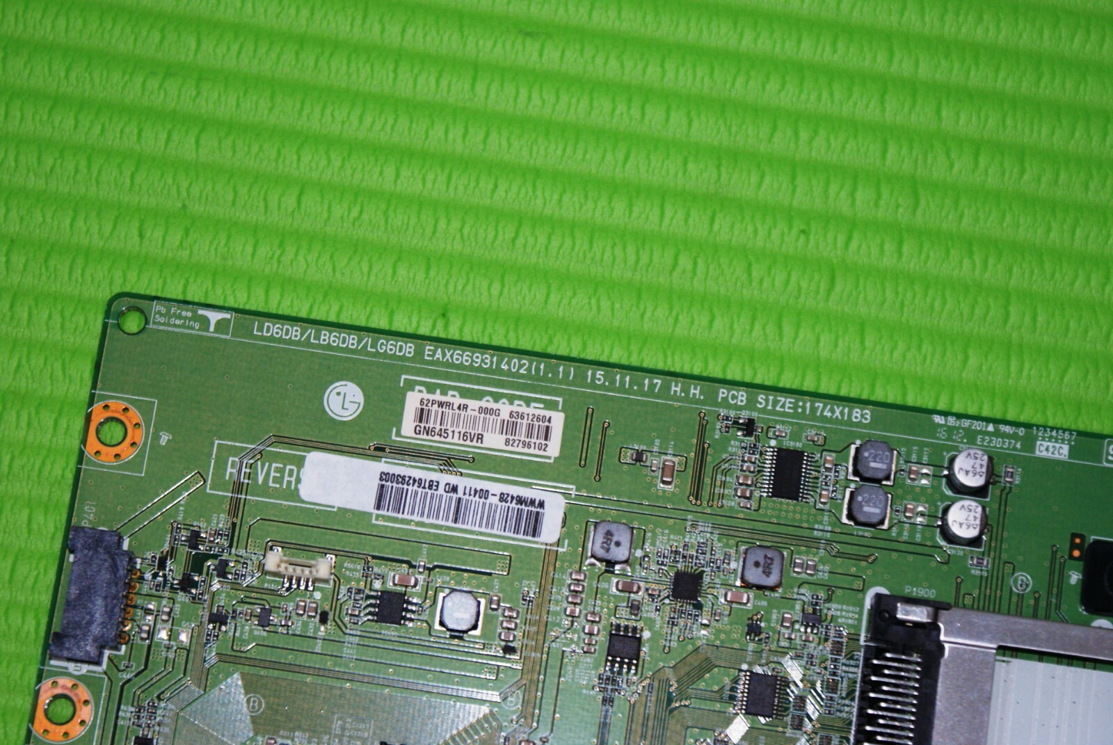 MAIN BOARD MB FOR 43LW340C 43" LED TV EAX66931402 EBT64293003 SCREEN: LC430DUE - Image 4