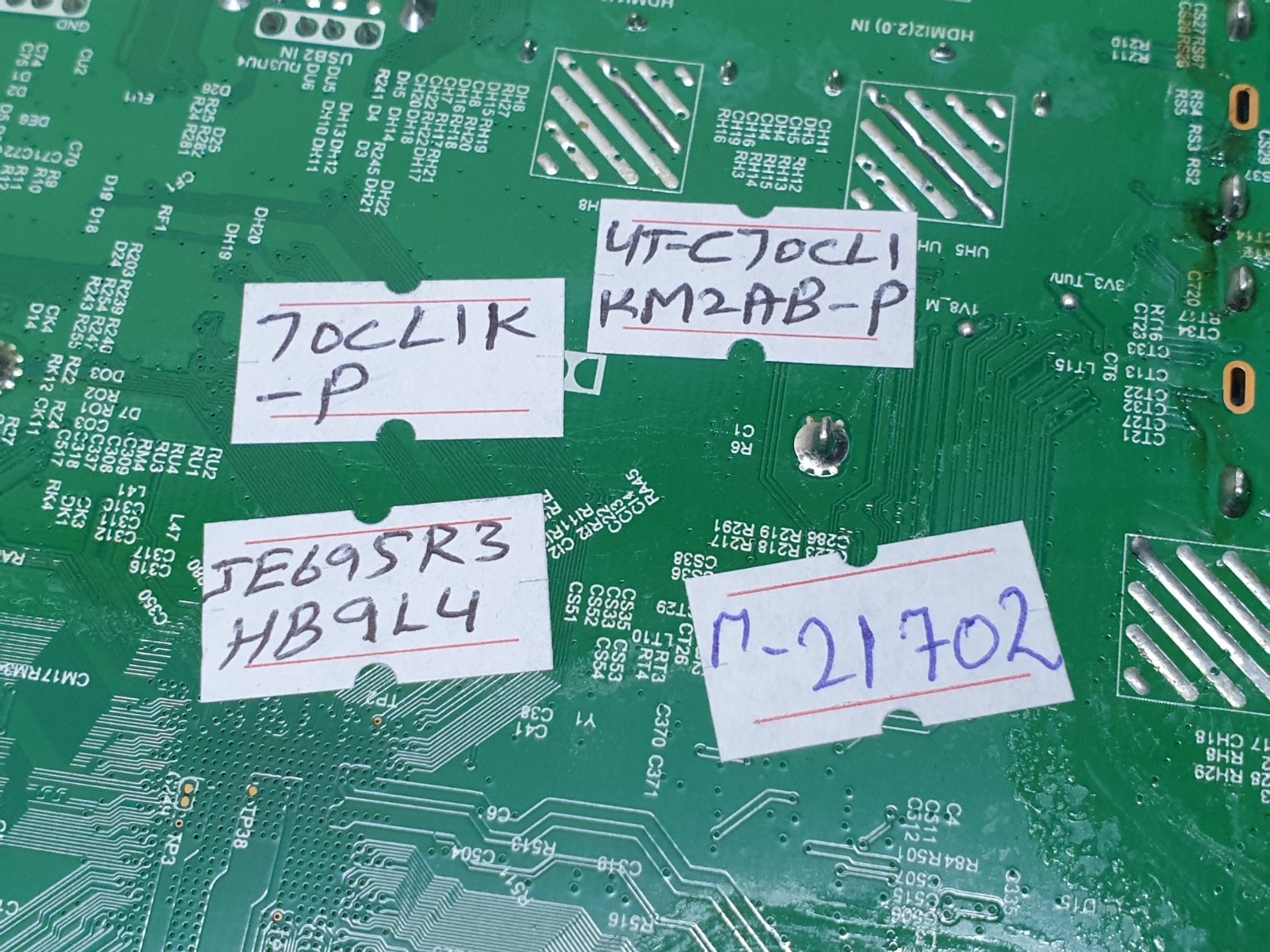 MAIN BOARD MB SHARP 70CL1K-P 4T-C70CL1KM2AB-P TV T.MS6886.U705 SCR:JE695R3HB9L4 - Image 5