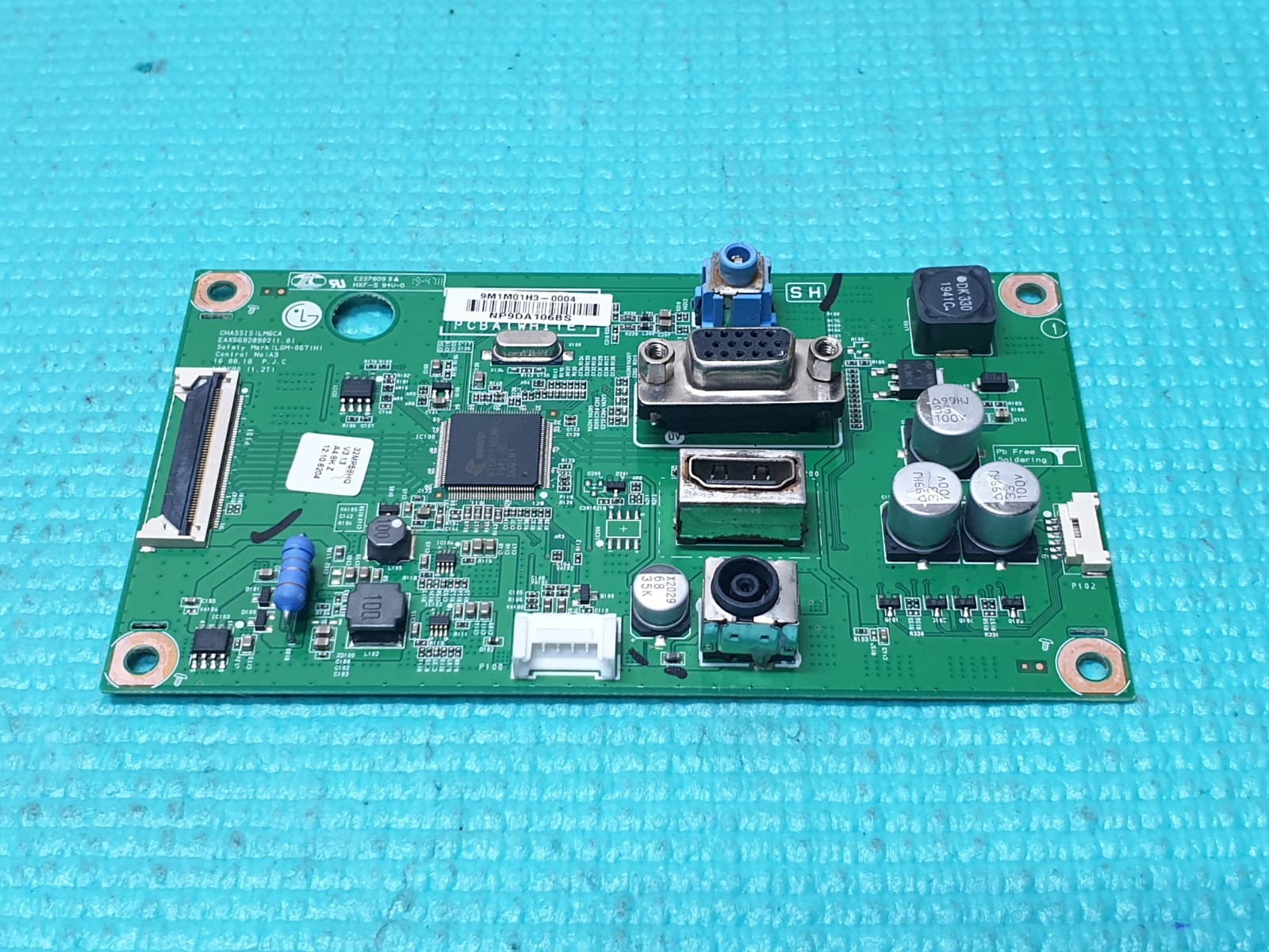 MAIN AV BOARD MB LG 32MP58HQ-P LED MONITOR TV EAX66928902(1.0) SCREEN:HV320FHB
