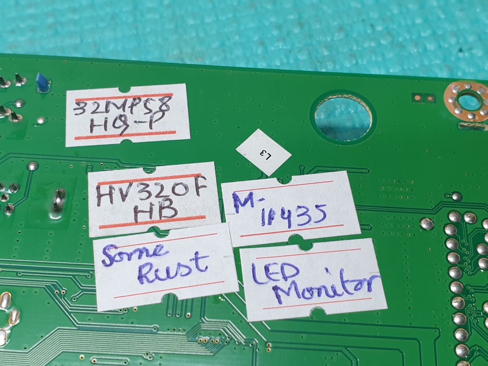 MAIN AV BOARD MB LG 32MP58HQ-P LED MONITOR TV EAX66928902(1.0) SCREEN:HV320FHB - Image 5