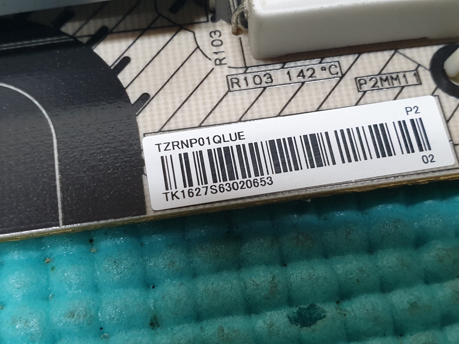 SUB POWER SUPPLY BOARD PANASONIC TX-P50GT30B PLASMA TV TZRP01QLUE TNPA5427 1 P2 - Image 3