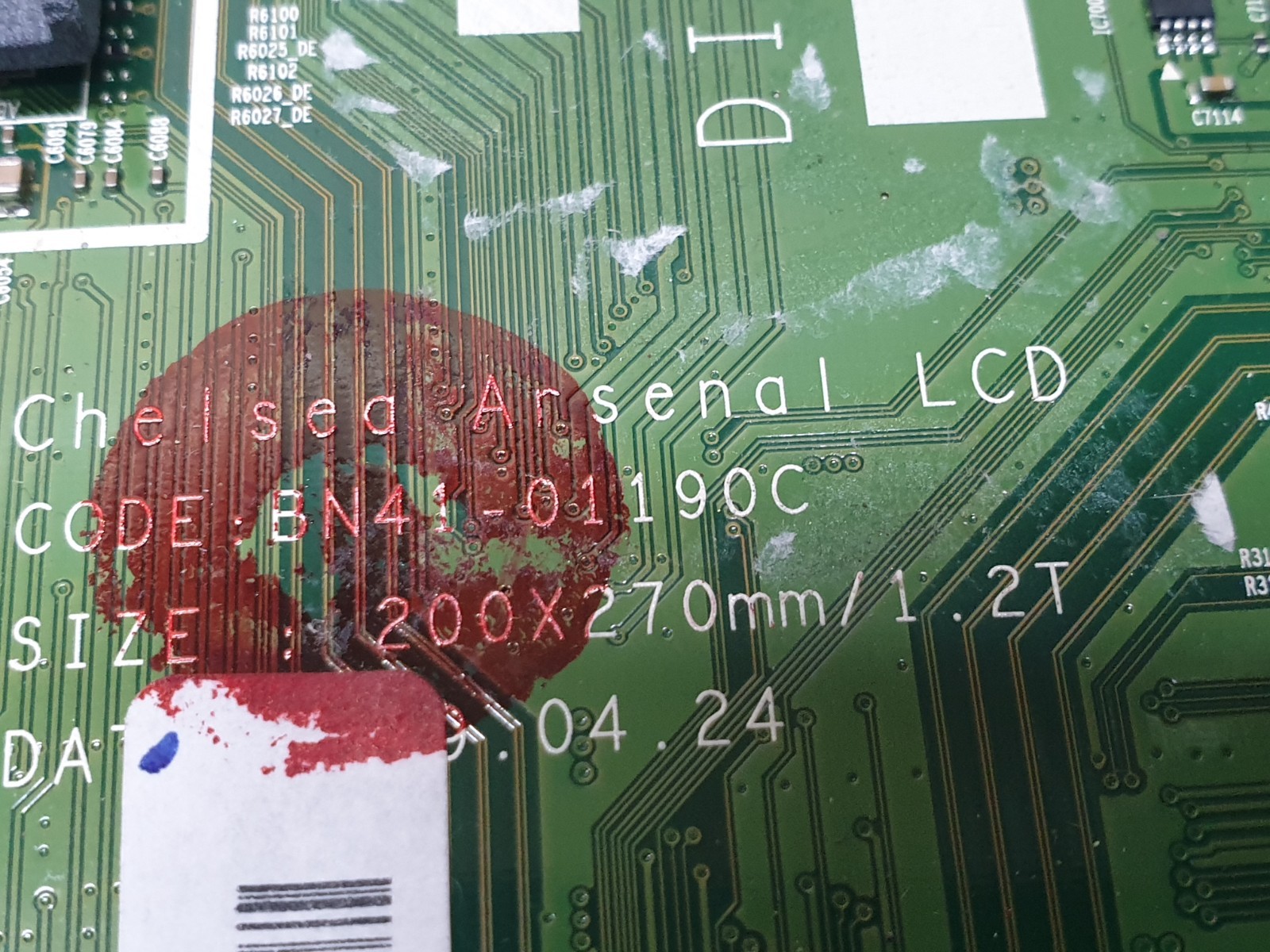 MAIN AV BOARD MB SAMSUNG UE46B8000 TV BN41-01190C BN94-02658K SCREEN:LT460HG06 - Image 2