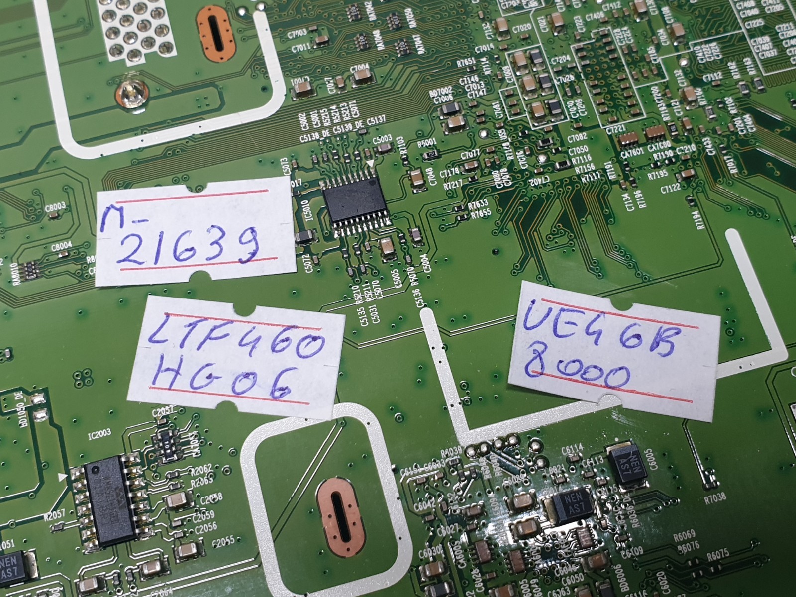 MAIN AV BOARD MB SAMSUNG UE46B8000 TV BN41-01190C BN94-02658K SCREEN:LT460HG06 - Image 4