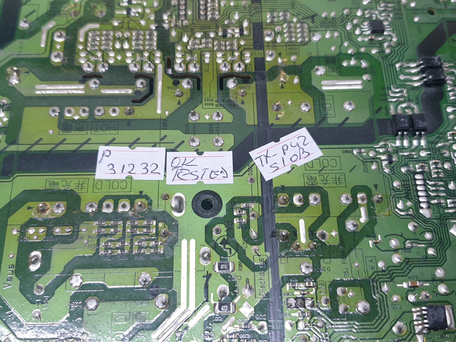 POWER SUPPLY BOARD PANASONIC TX-P42S10B TX-P42U10B PLASMA TV ETX2MM747MF 747MFE - Image 4