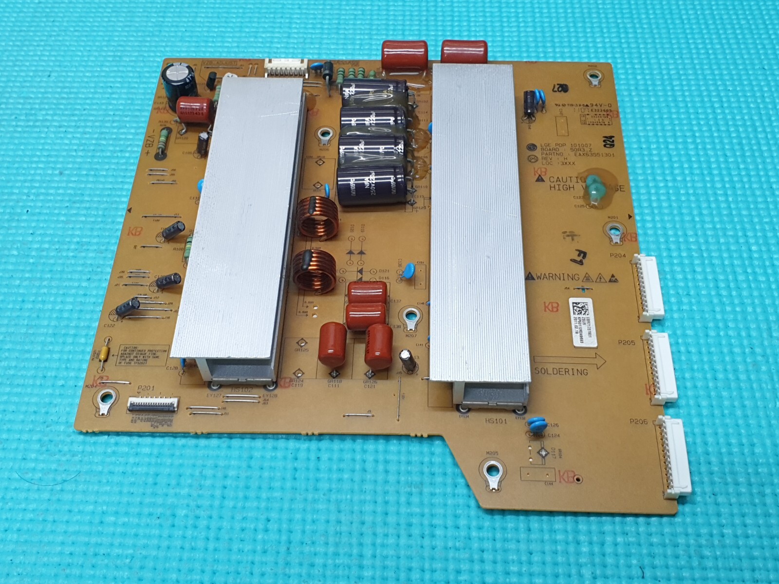 ZSUS ZMAIN BOARD FOR LG 50PV350T 50" PLASMA TV EAX63551301 EBR71727901