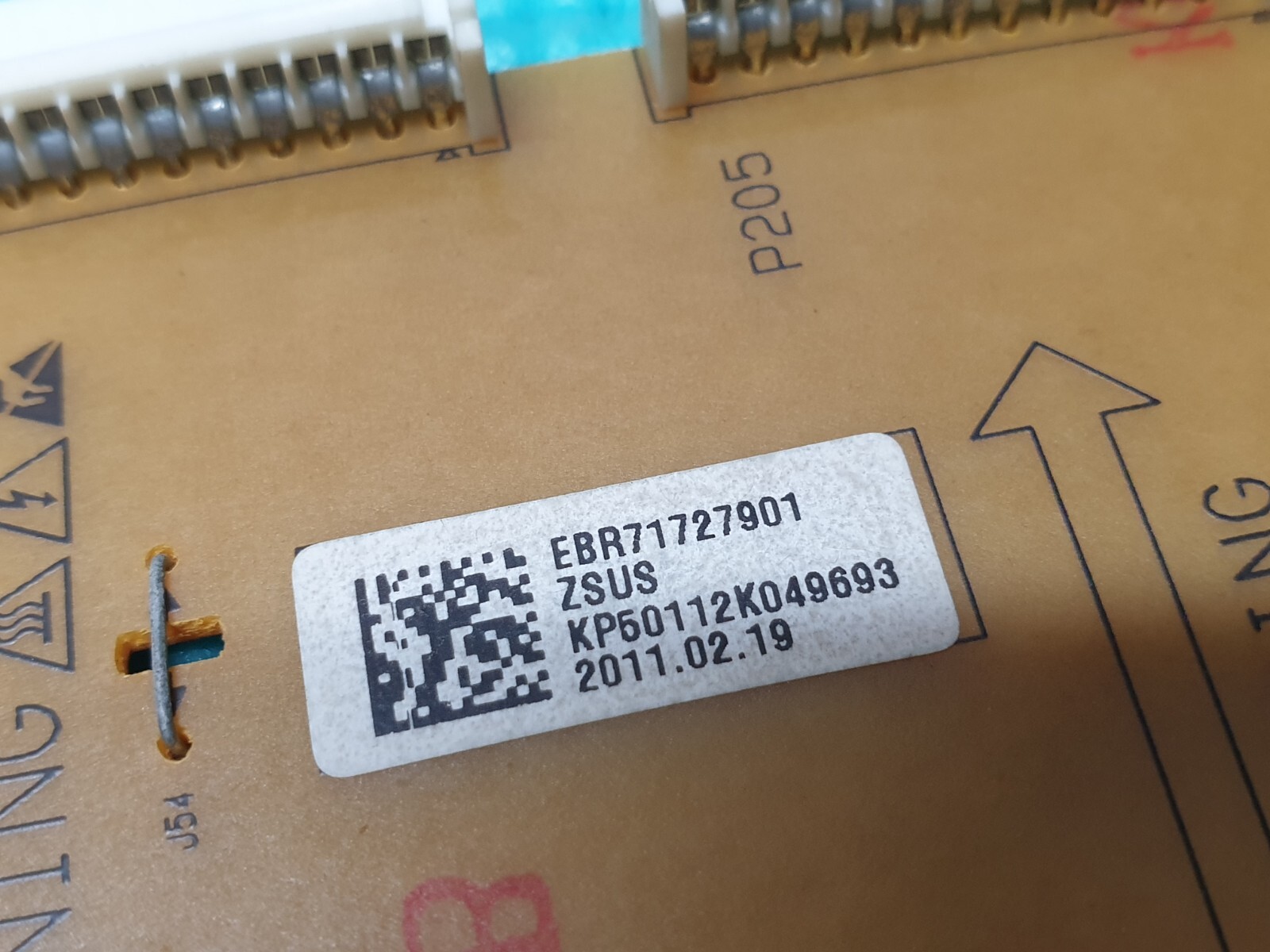 ZSUS ZMAIN BOARD FOR LG 50PV350T 50" PLASMA TV EAX63551301 EBR71727901 - Image 3