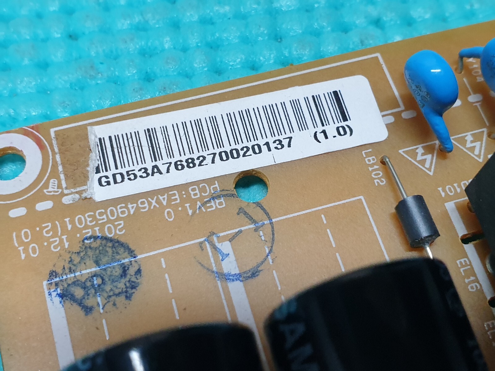 POWER SUPPLY PSU LG 42LN570V 42" LED TV LGP421-13PL1 EAX64905301(2.2) REV 2.0 - Image 4