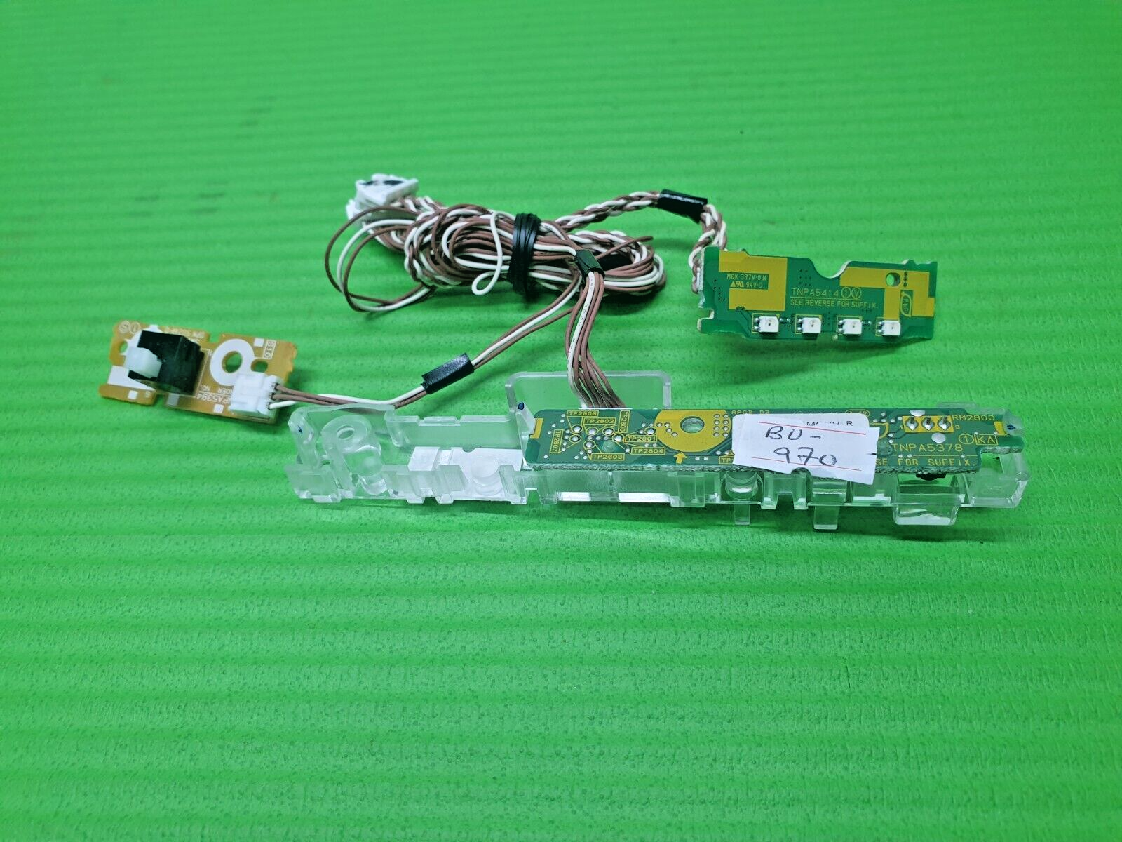 IR REMOTE CONTROL SENSOR UNIT + POWER BUTTON PANASONIC TX-L32DT30B TV TXNKA1MCUH - Image 4