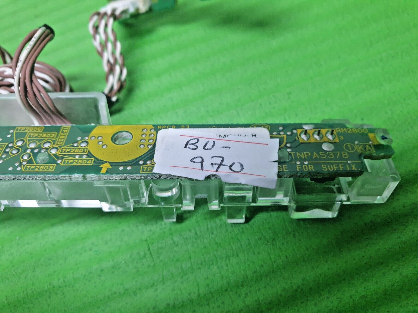 IR REMOTE CONTROL SENSOR UNIT + POWER BUTTON PANASONIC TX-L32DT30B TV TXNKA1MCUH - Image 6