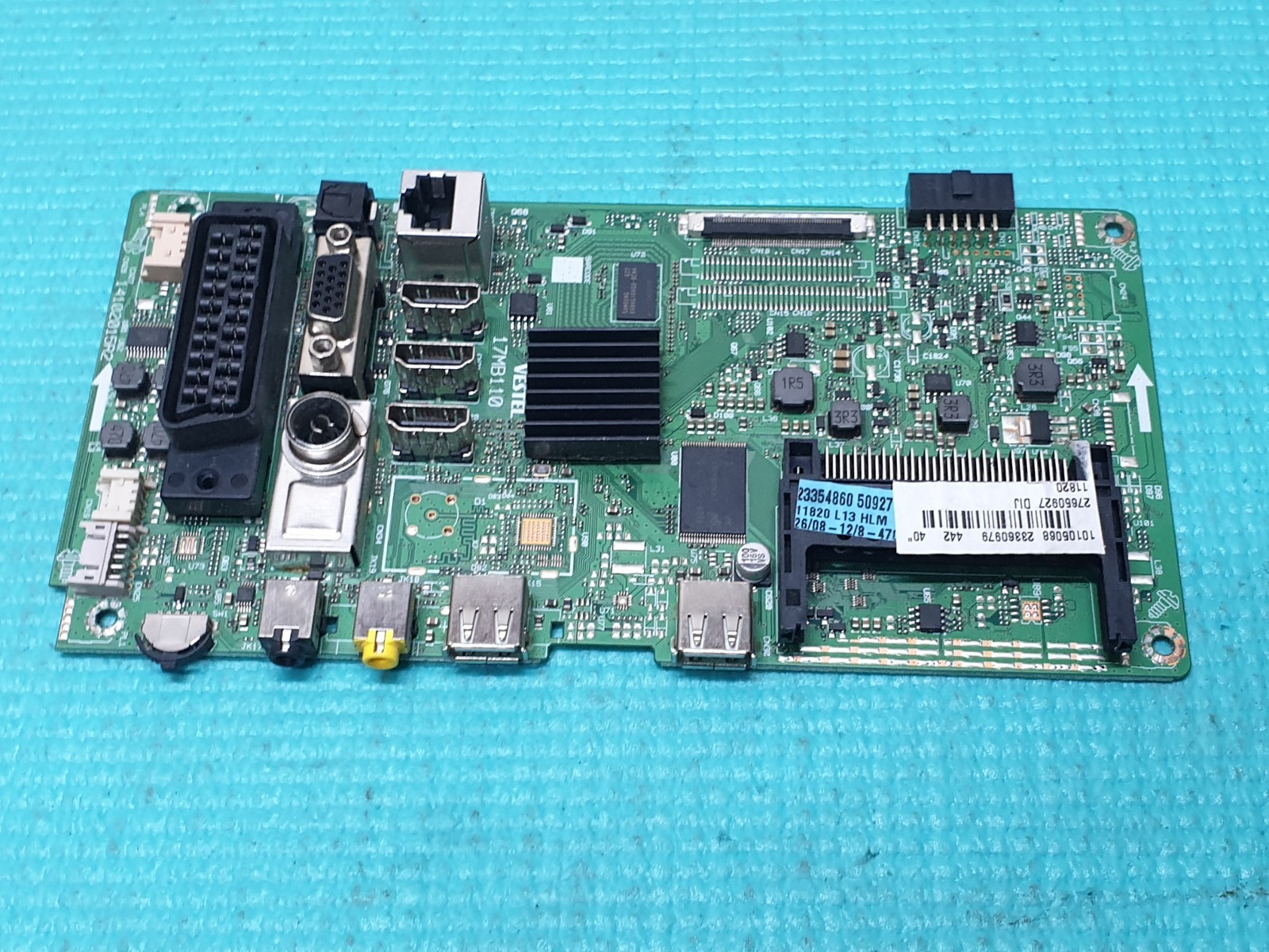 MAIN AV BOARD MB BUSH LED40287FHDCNTDFVP TV 17MB110 23360979 SCREEN:LSC400HN02