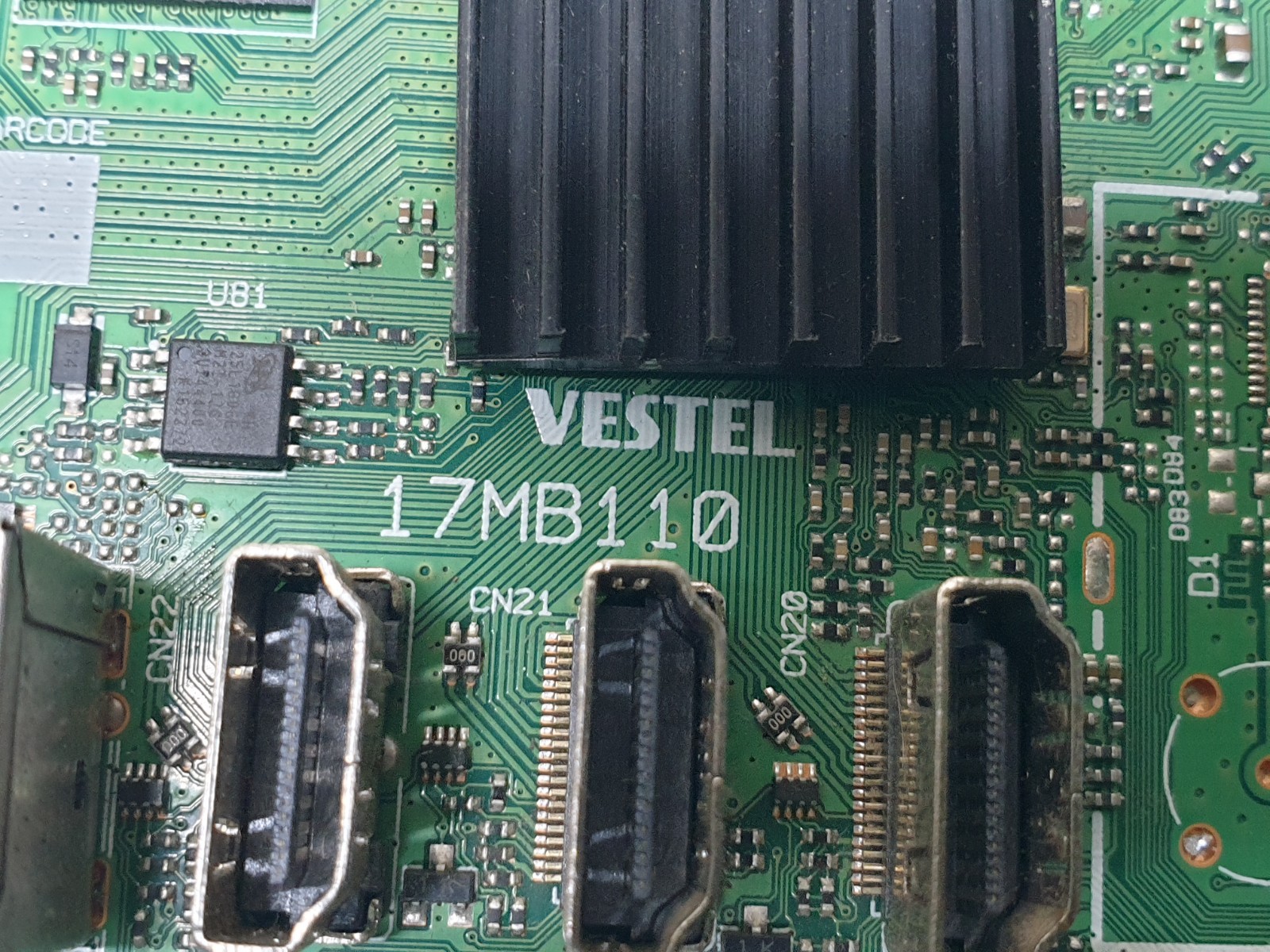 MAIN AV BOARD MB BUSH LED40287FHDCNTDFVP TV 17MB110 23360979 SCREEN:LSC400HN02 - Image 2