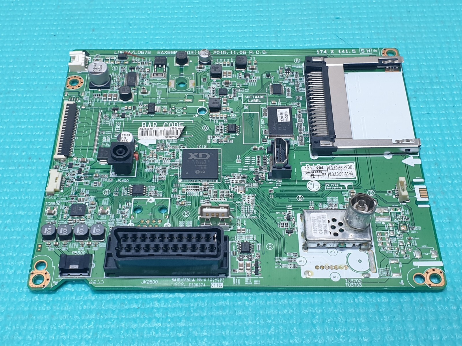 MAIN AV BOARD MB LG 32LH510B LED TV EAX66826106(1.0) EBT64199715 SCREEN:HV320WHB