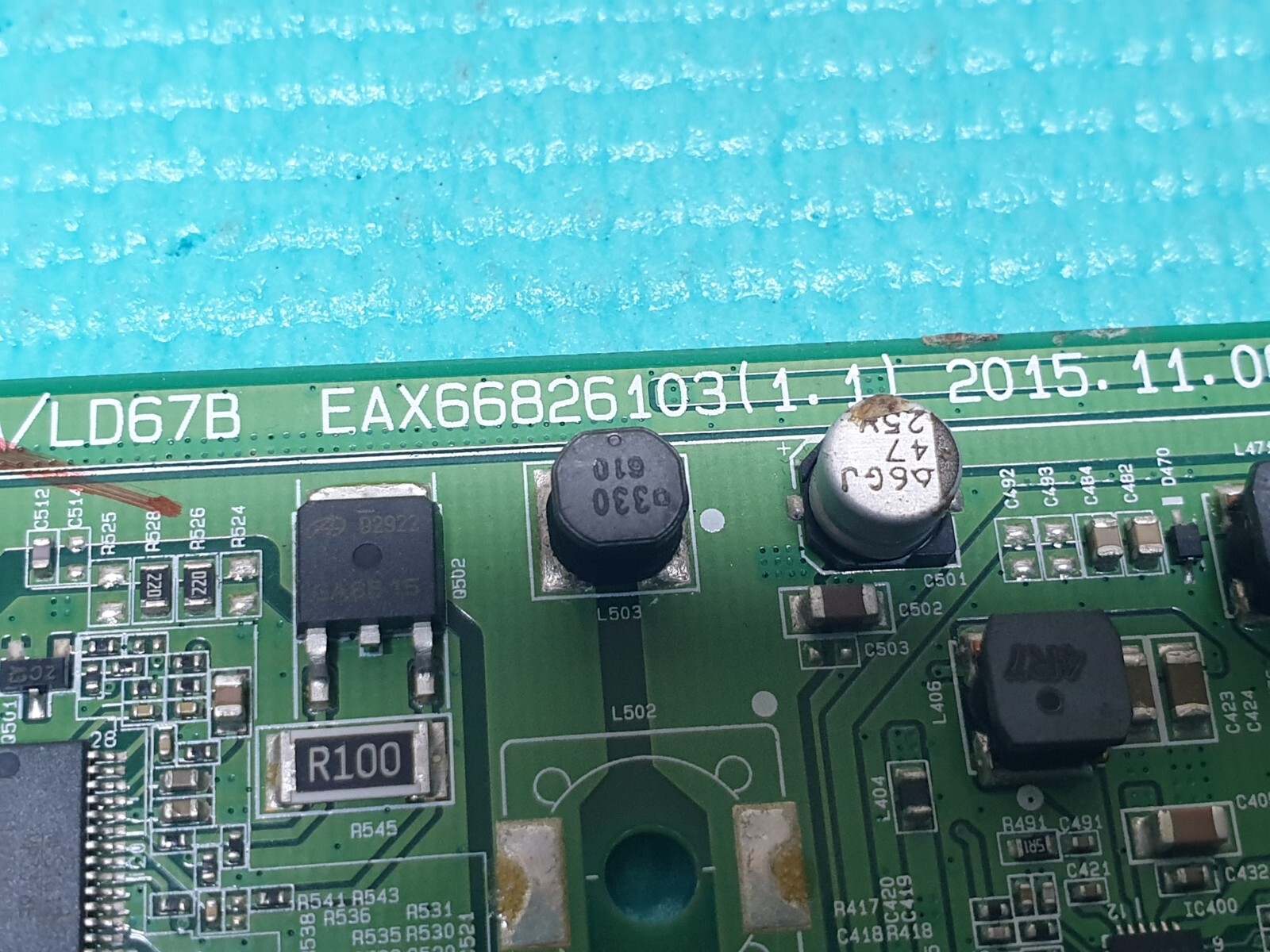 MAIN AV BOARD MB LG 32LH510B LED TV EAX66826106(1.0) EBT64199715 SCREEN:HV320WHB - Image 2