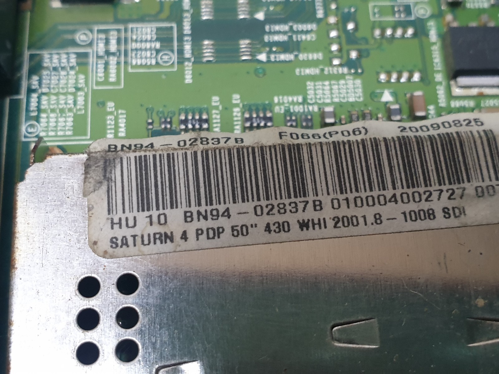 MAIN AV BOARD MB SAMSUNG PS50B430P2W 50" PLASMA TV BN41-01180A BN94-02837B - Image 3