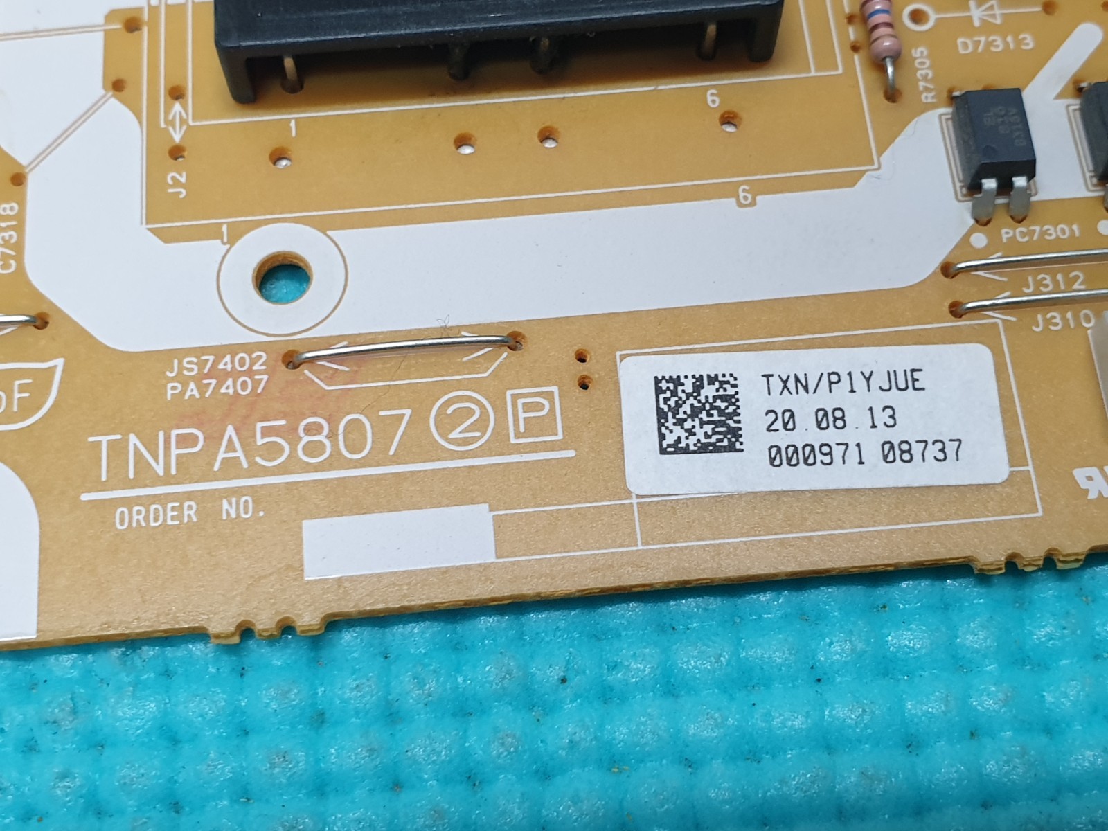 POWER BOARD PSU FOR PANASONIC TX-L50EM6B 50" LED TV TNPA5807 2 P TXN/P1YJUE - Image 2