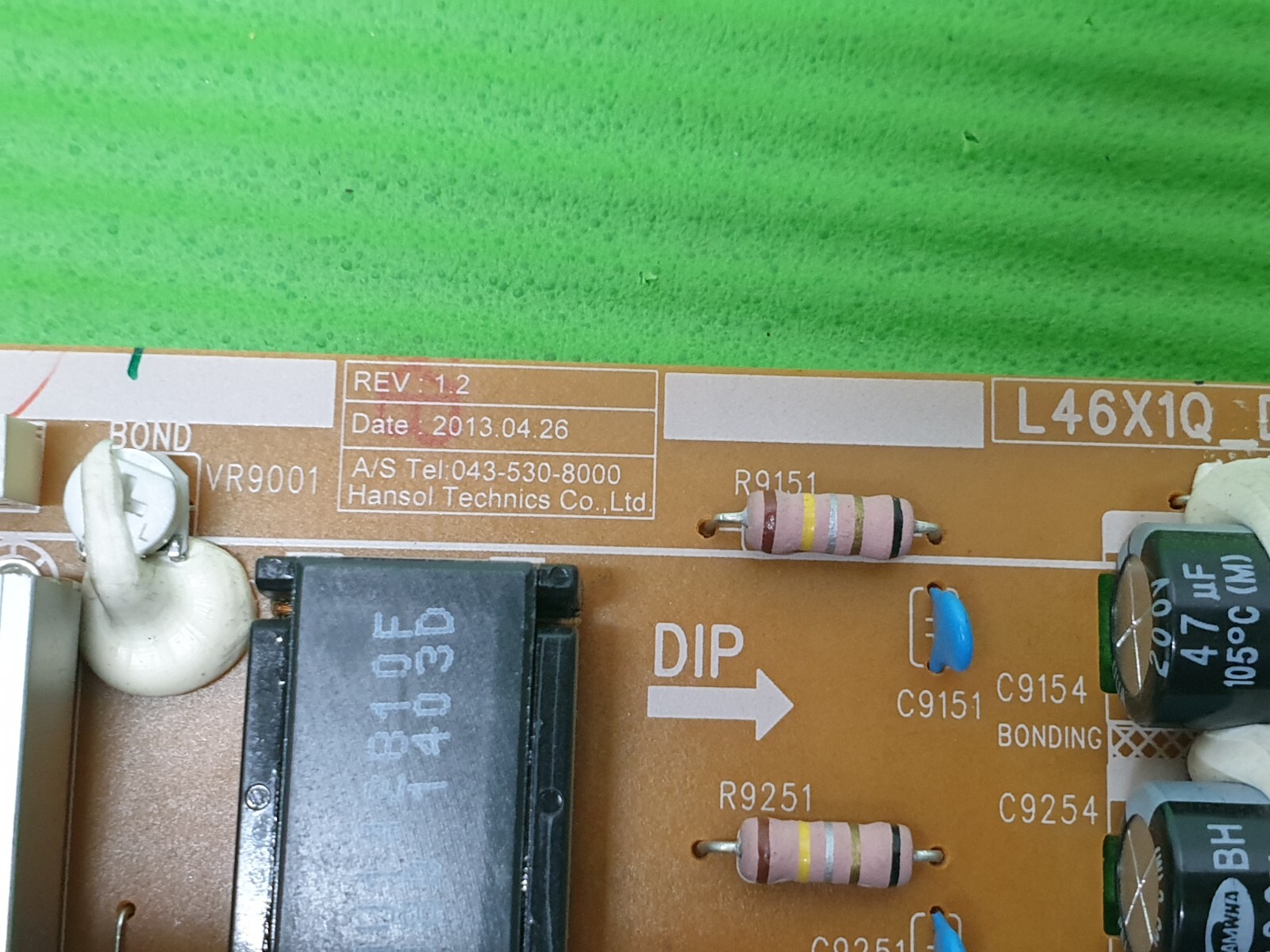 POWER SUPPLY BOARD PSU SAMSUNG UE46F6320AK 46" LED TV L46X1Q_DHS BN44-00623B - Image 3