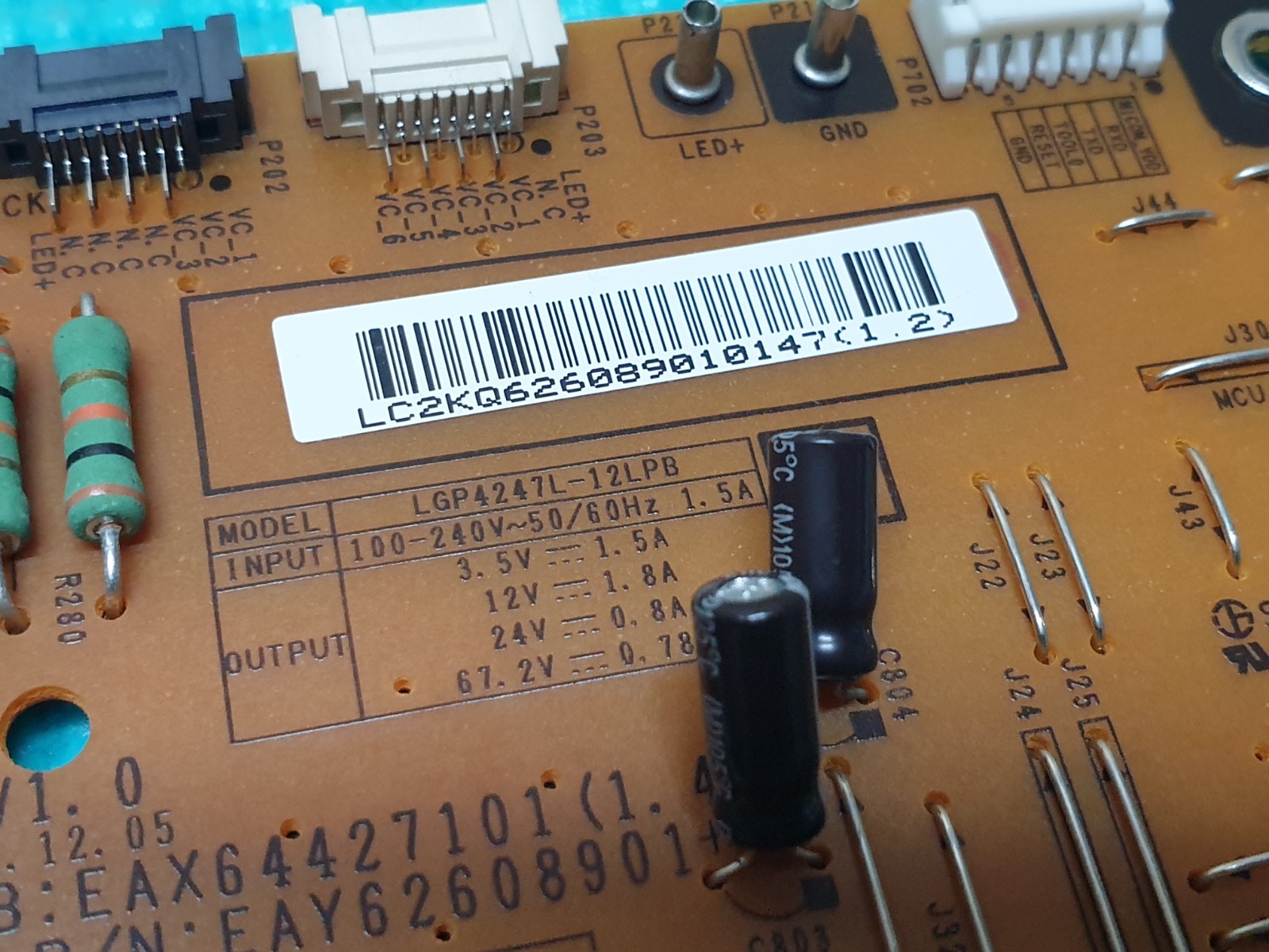 POWER SUPPLY PSU LG 42LM620T 42LS575T 42" LED TV EAY62608901 EAX64427101(1.4) - Image 3