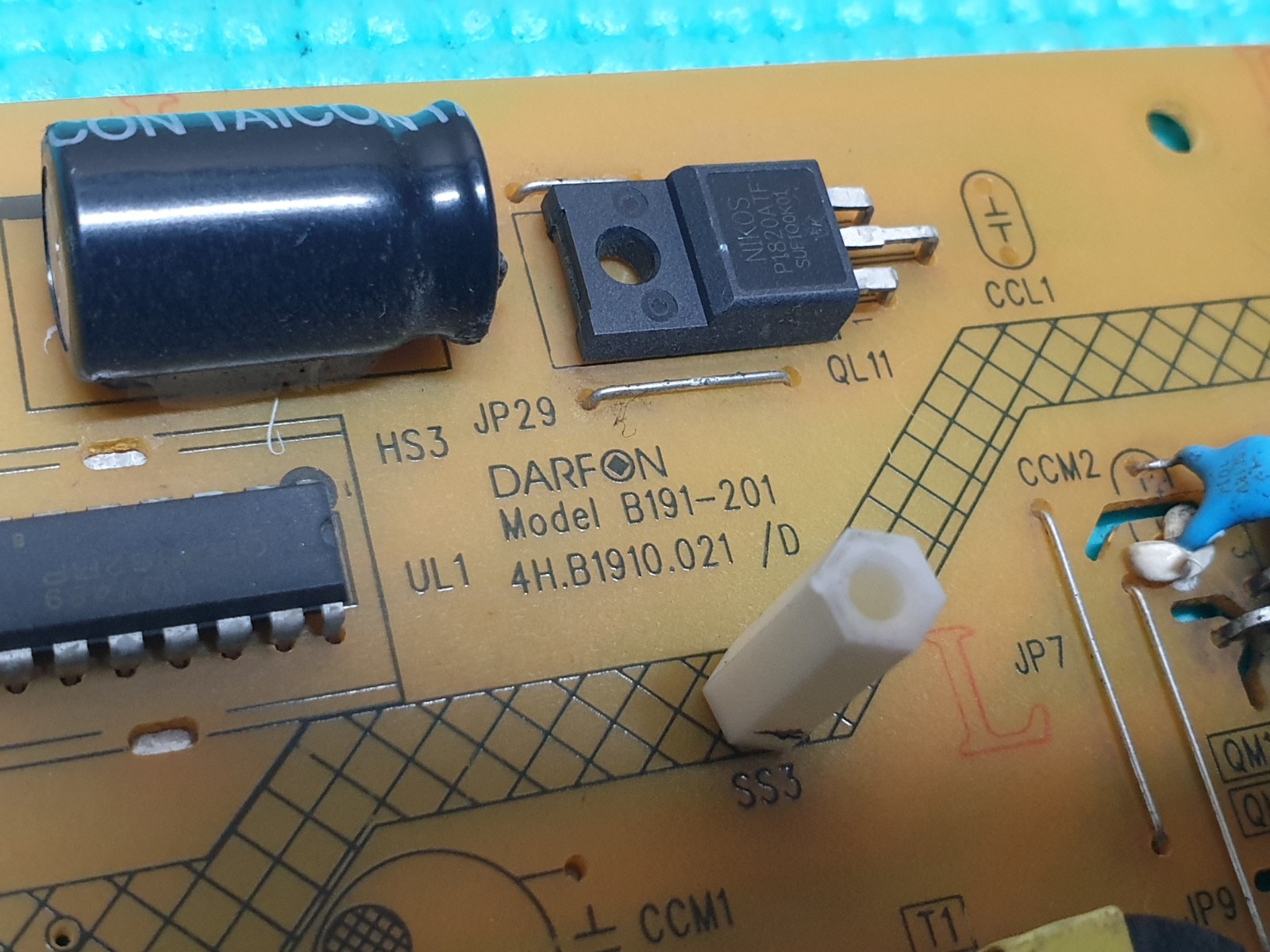 POWER SUPPLY PSU TOSHIBA 40L6353D 40" LED TV 4H.B1910.021 /D B191-201 - Image 3