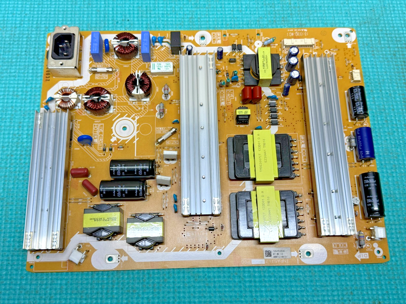 POWER SUPPLY BOARD PSU PANASONIC TX-P55VT65B 55" PLASMA TV TNPA5717 TXN/P1ZCUE - Image 2