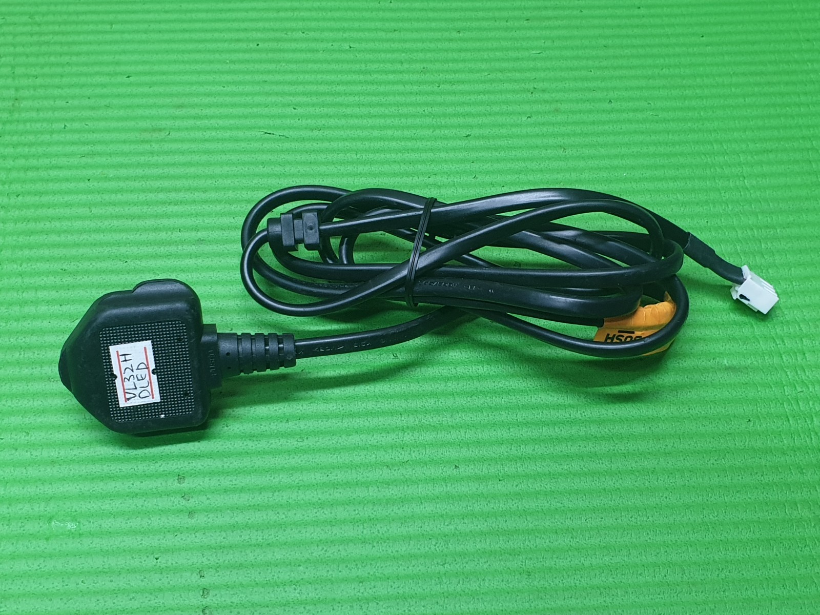 UK 3 PIN AC POWER CABLE CORD LEAD FOR VL32HDLED 32PHT4503 SE32H003UK TV 15CM - Image 2
