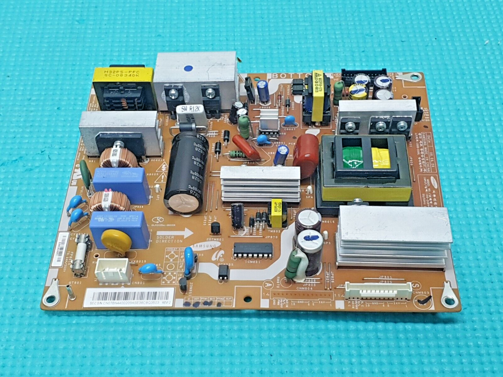 POWER SUPPLY FOR SAMSUNG LE32A457C1D 32" LCD TV BN44-00209A REV1.2 PSLF 171501A