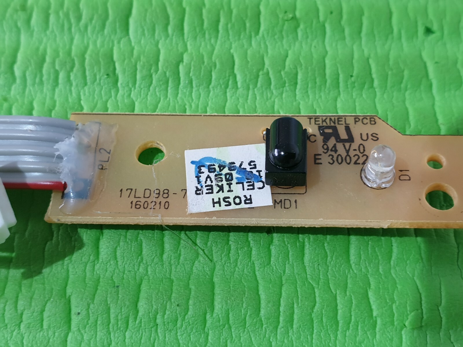 IR REMOTE CONTROL SENSOR FOR SHARP LC-40SH340K LC40SH340K TV 17LD98-7 20579493 - Image 4