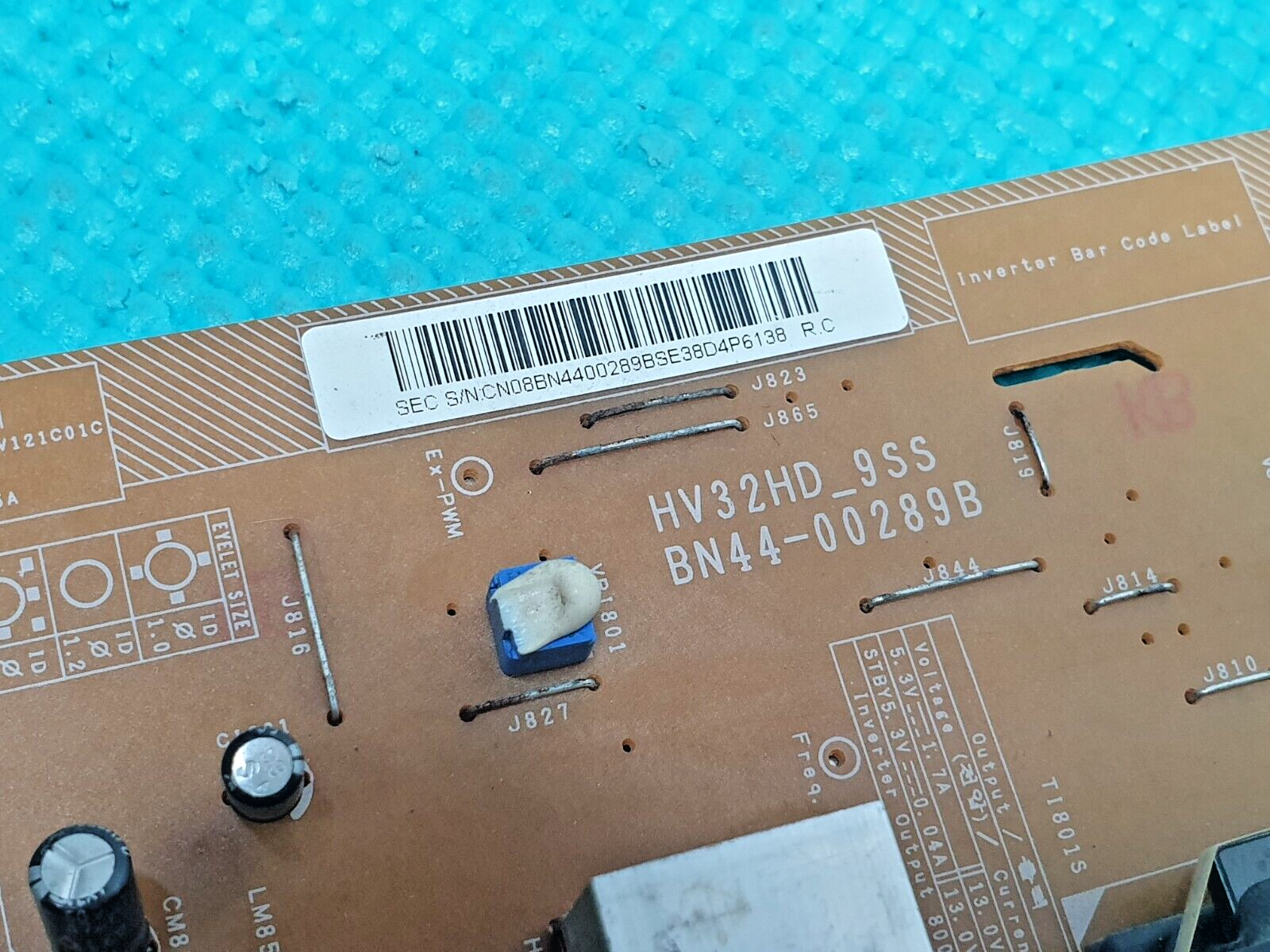 POWER SUPPLY BOARD SAMSUNG LE32B350F1W 32" LCD TV HV32HD 9SS BN44-00289B - Image 3