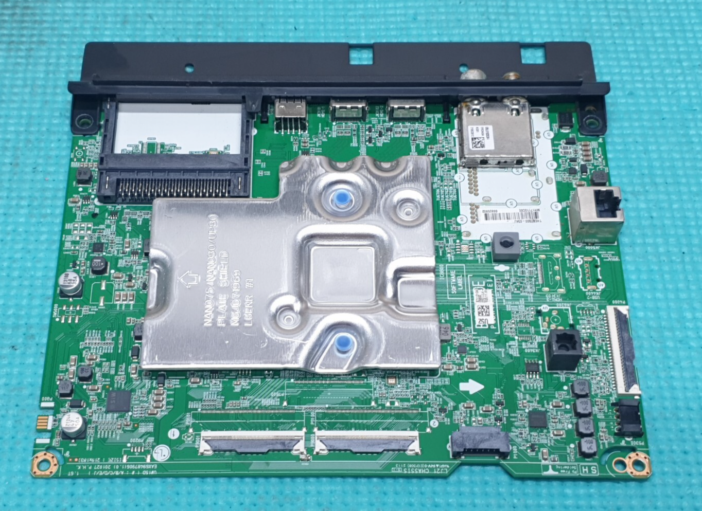 MAIN AV BOARD MB LG 43UP77006LB TV EAX69487906(1.0) EBT66805802 SCREEN:HC430DQG