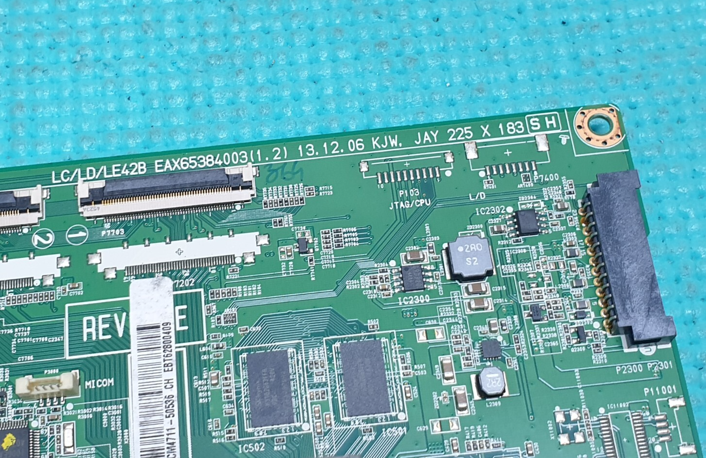 MAIN AV BOARD MB LG 55LB700V LED TV EAX65384003(1.2) EBT62800409 SCREEN:LC550DUH - Image 3