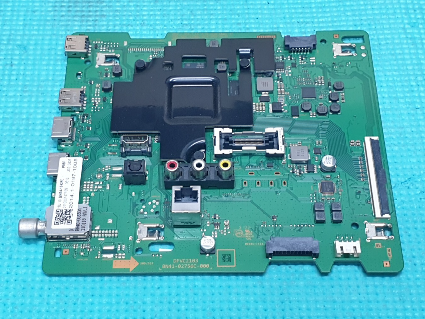 MAIN AV BOARD SAMSUNG UE65TU8300K TV BN41-02756C BN94-16428E SCREEN:LSF650FN04