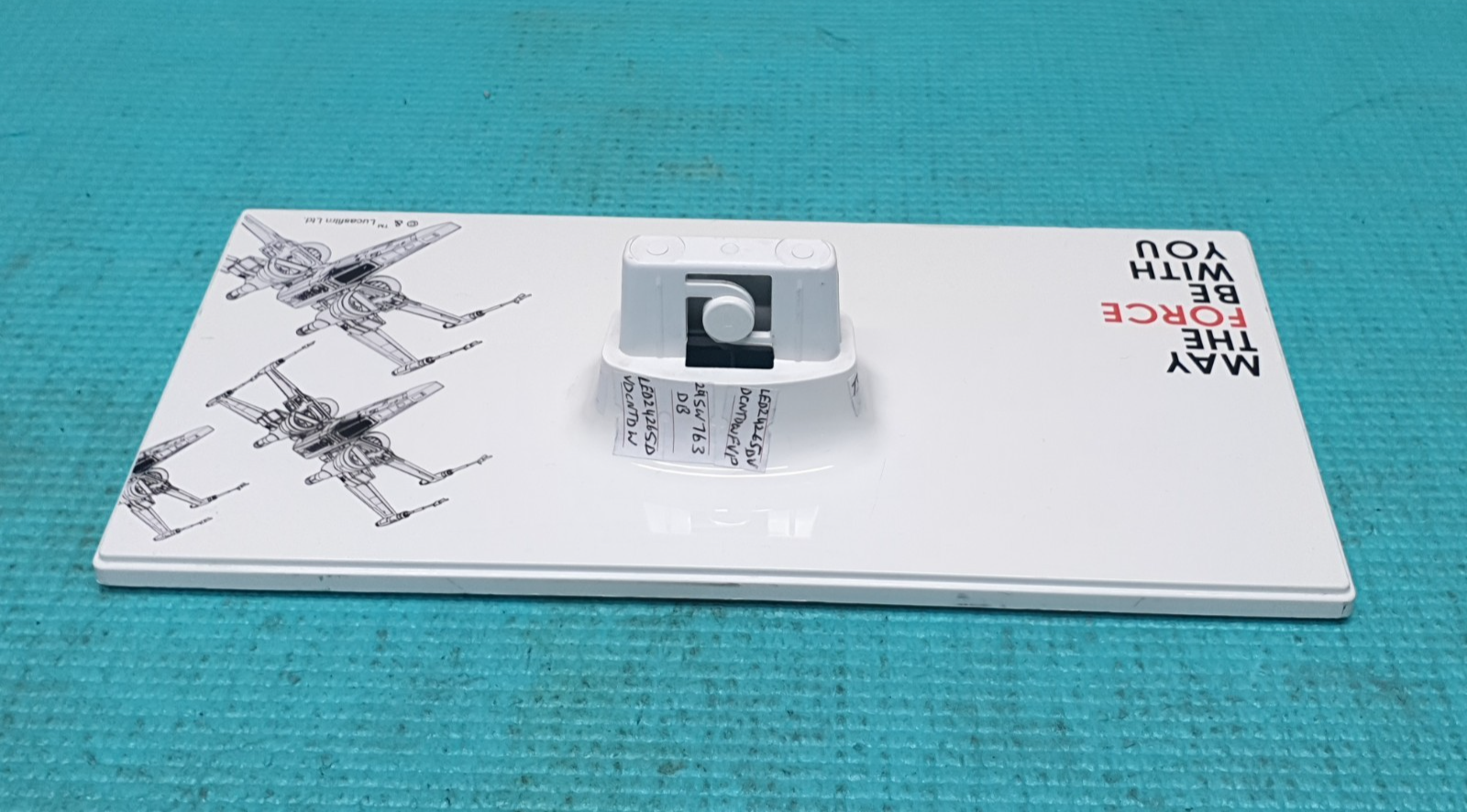 WHITE TABLETOP BASE STAND FOR 24SW763DB LED24265DVDCNTDW LT-24C661 TV + SCREWS - Image 3