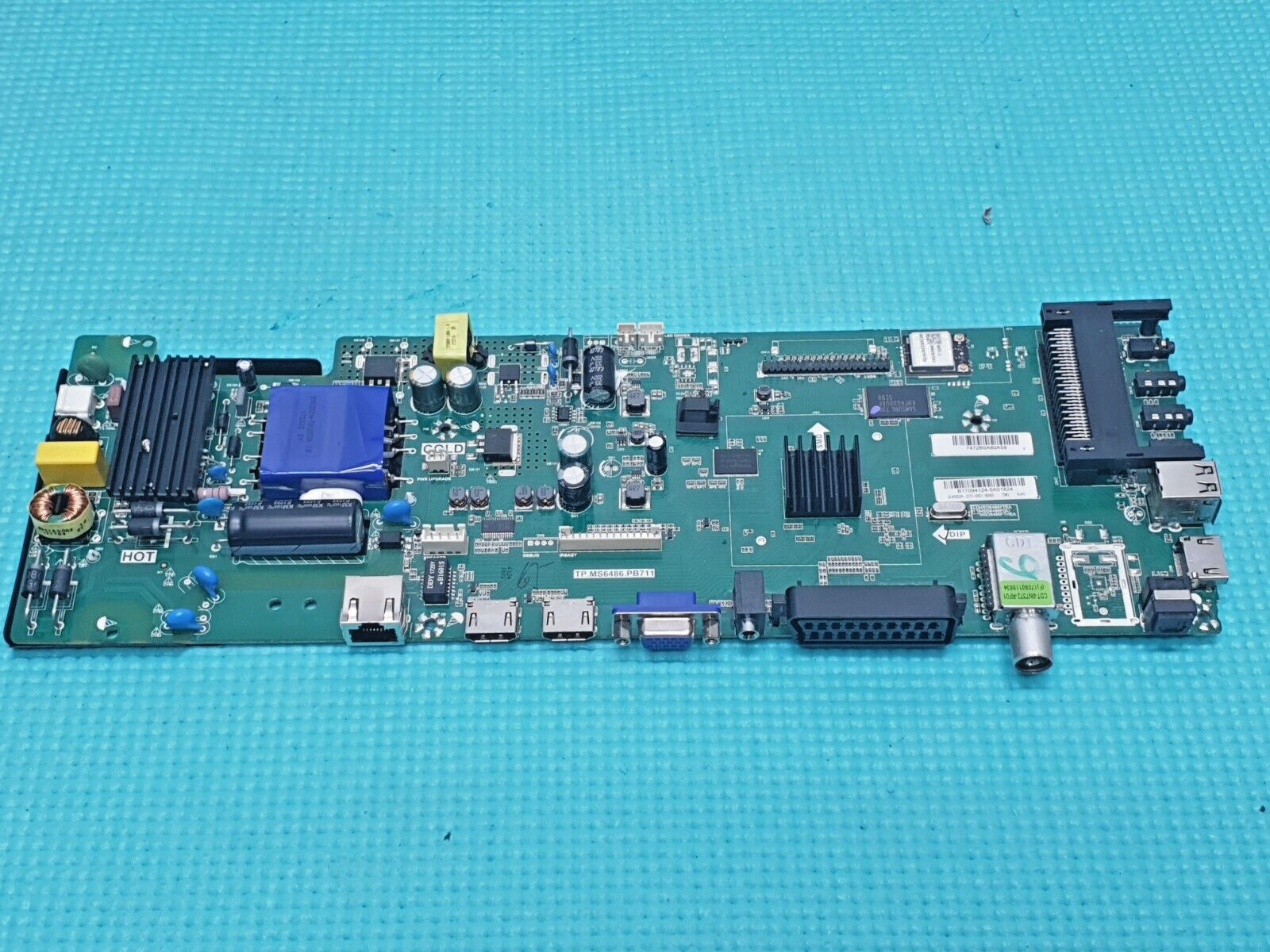 MAIN AV BOARD MB SHARP LC-40CFG6021K LED TV TP.MS6486.PB711 SCREEN:LQ400D3HD1K
