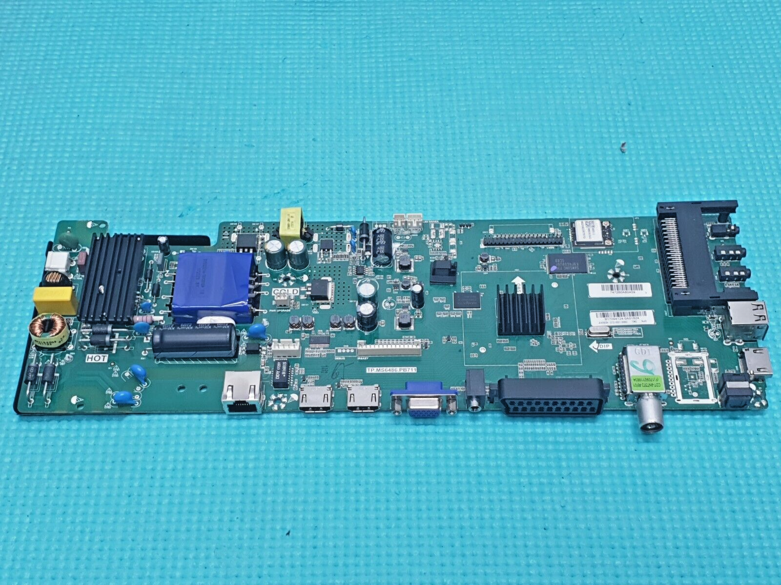 MAIN AV BOARD MB SHARP LC-40CFG6021K LED TV TP.MS6486.PB711 SCREEN:LQ400D3HD1K - Image 2
