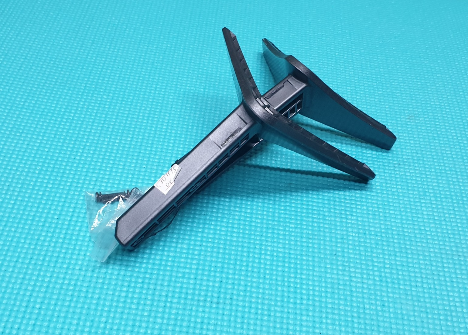 COMPLETE ORIGINAL BASE STAND FEET LEGS LG 43UH750 49UH750 TV + SCREWS MAM640443 - Image 3