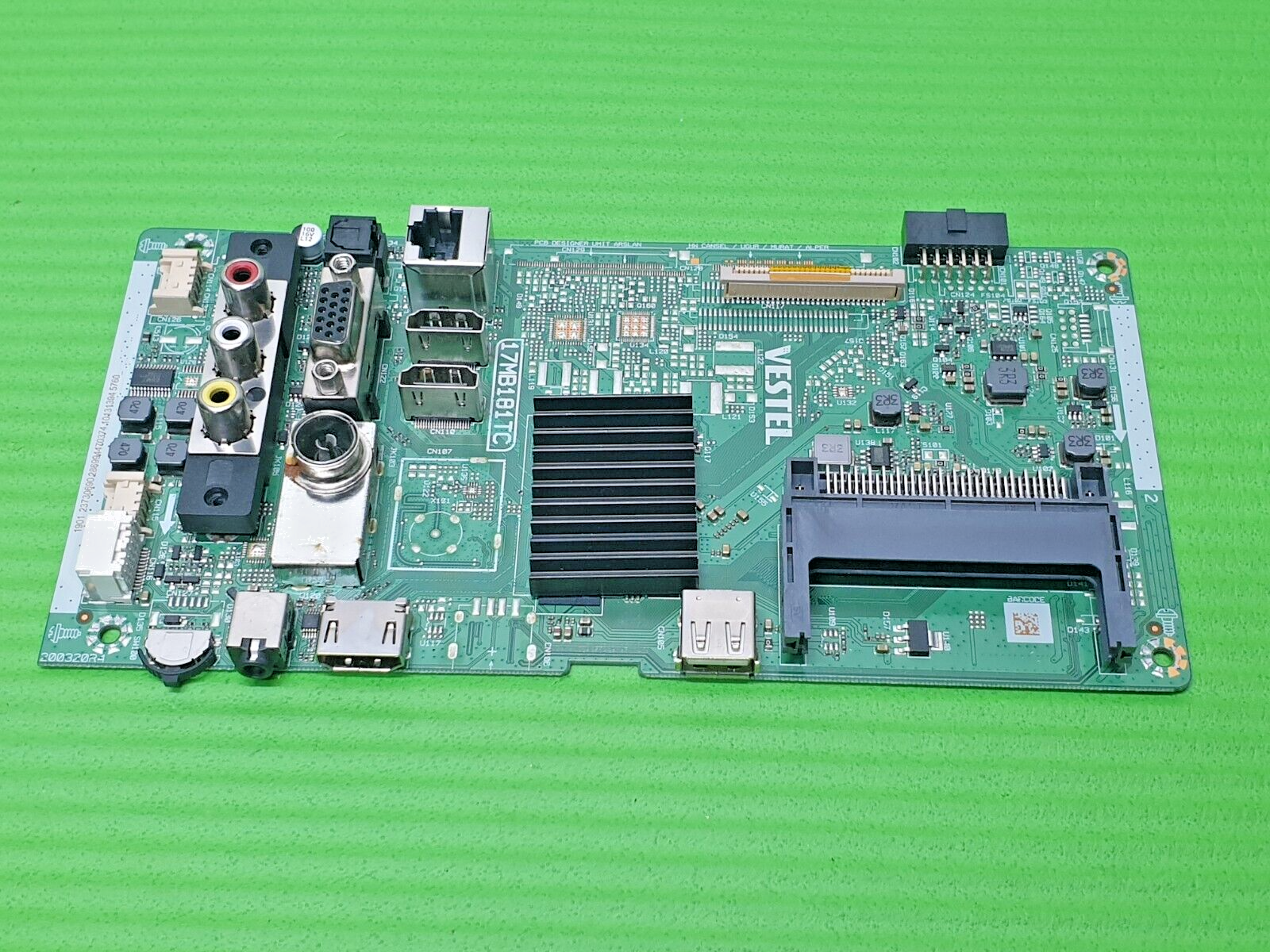 MAIN AV BOARD MB BUSH DLED39HDS TV VESTEL 17MB181TC 23730690 SCREEN:LC390TA2A