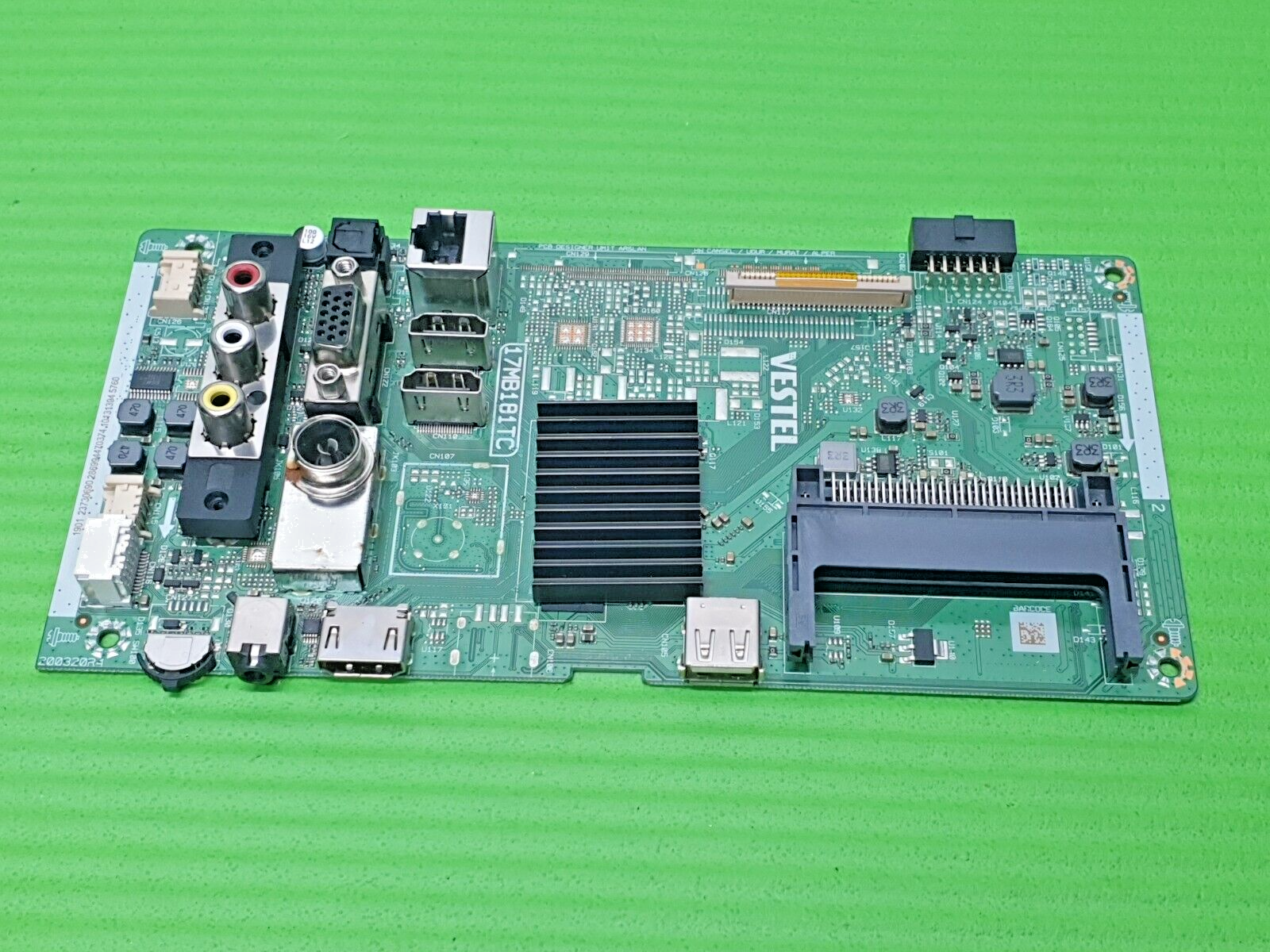 MAIN AV BOARD MB BUSH DLED39HDS TV VESTEL 17MB181TC 23730690 SCREEN:LC390TA2A - Image 2