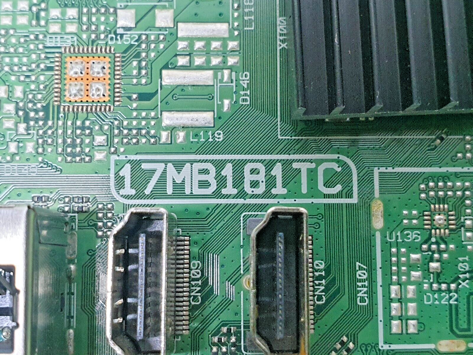 MAIN AV BOARD MB BUSH DLED39HDS TV VESTEL 17MB181TC 23730690 SCREEN:LC390TA2A - Image 3