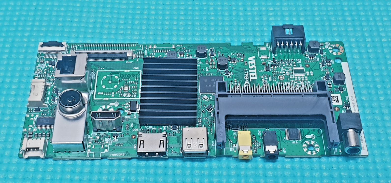 MAIN AV BOARD MB TOSHIBA 43LF2F53DB 43" LED TV 17MB481 23902654 SCREEN:PT430CT03