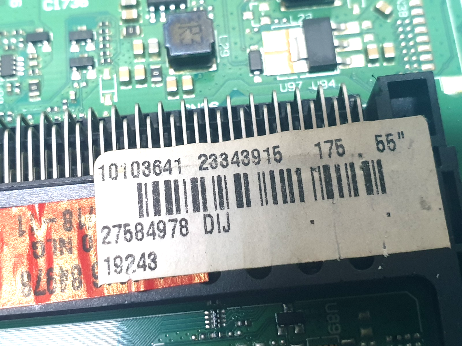 MAIN AV BOARD MB LUXOR LUX0155002/01 LED TV 17MB97 23343915 SCREEN:LSC400HN02 - Image 3