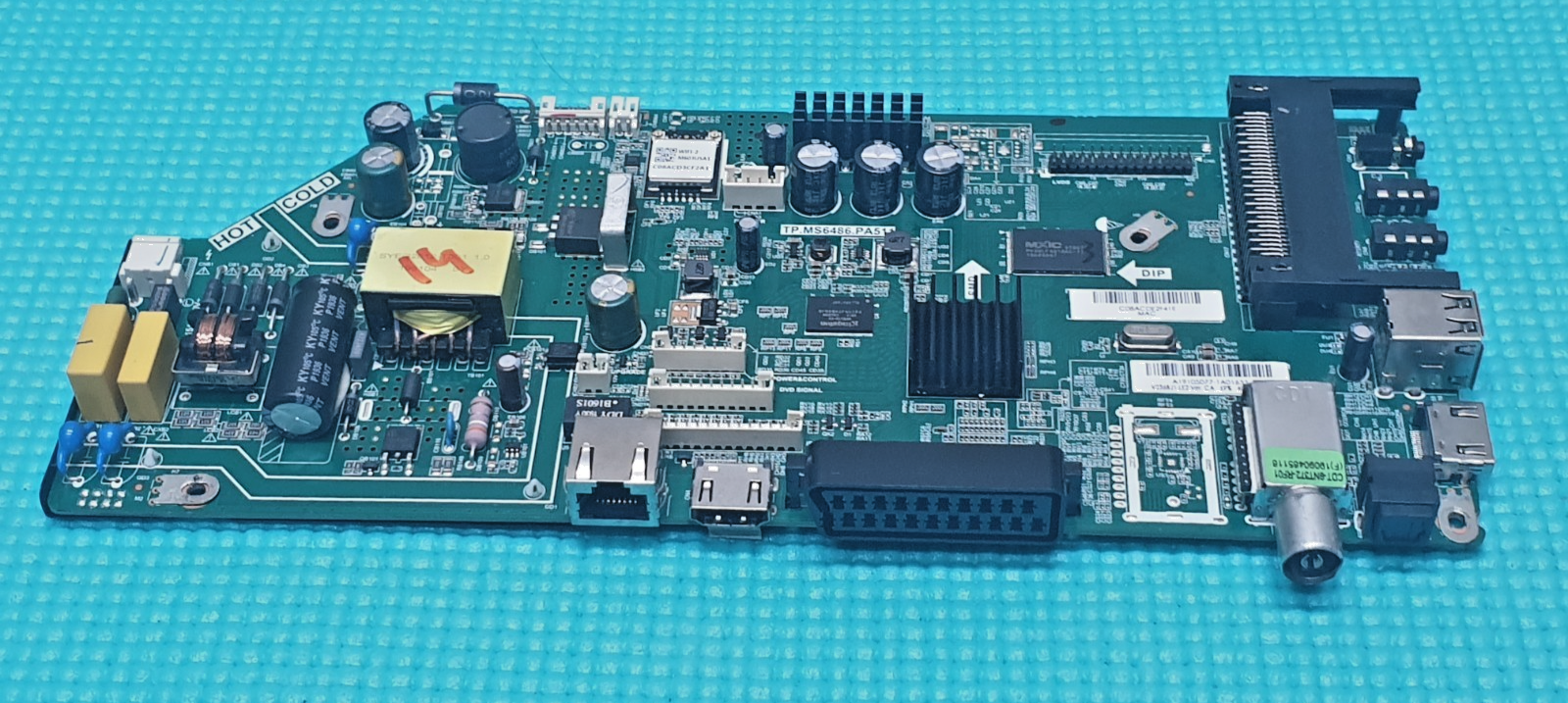 MAIN AV BOARD MB SHARP LC-24DHG6001KF 24" LED TV TP.MS6486.PA511 SCREEN:V236BJ1