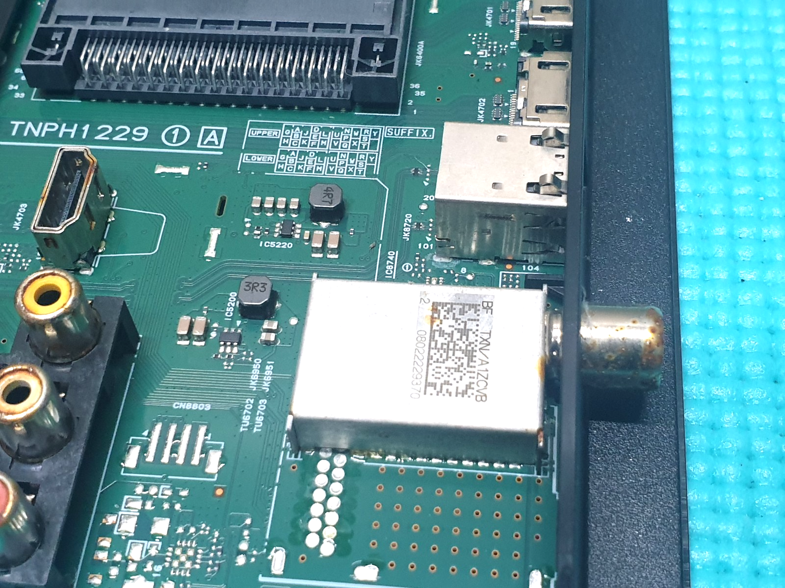 MAIN BOARD MB PANASONIC TX-65JX800B TV TNPH1229 1A TXN/A1ZCVB SCREEN:V650DJ4-D03 - Image 2