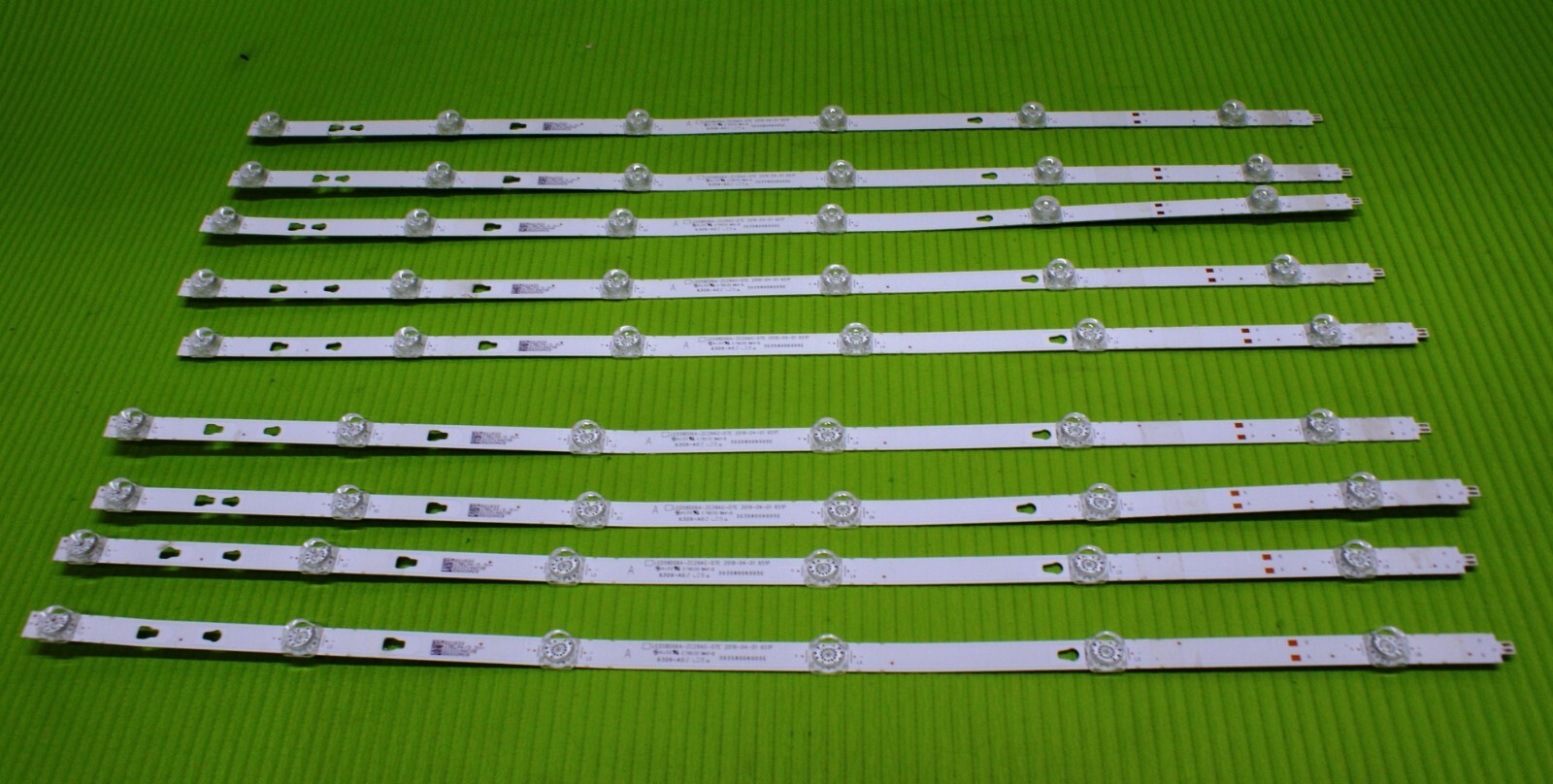 9 x LED BACKLIGHT STRIPS FOR LOGIK L58AUE21A TV (CC580PV5D) LED58D06B-ZC29AG-07E