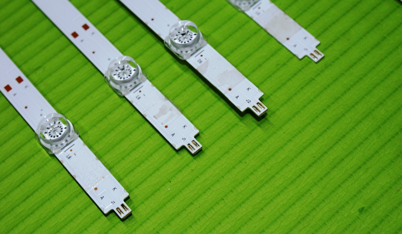 9 x LED BACKLIGHT STRIPS FOR LOGIK L58AUE21A TV (CC580PV5D) LED58D06B-ZC29AG-07E - Image 3