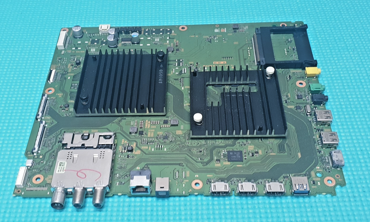 MAIN AV BOARD MB SONY KD-55XF9005 LED TV 1-983-249-31 YA03032AB SCREE:LMY550FF04