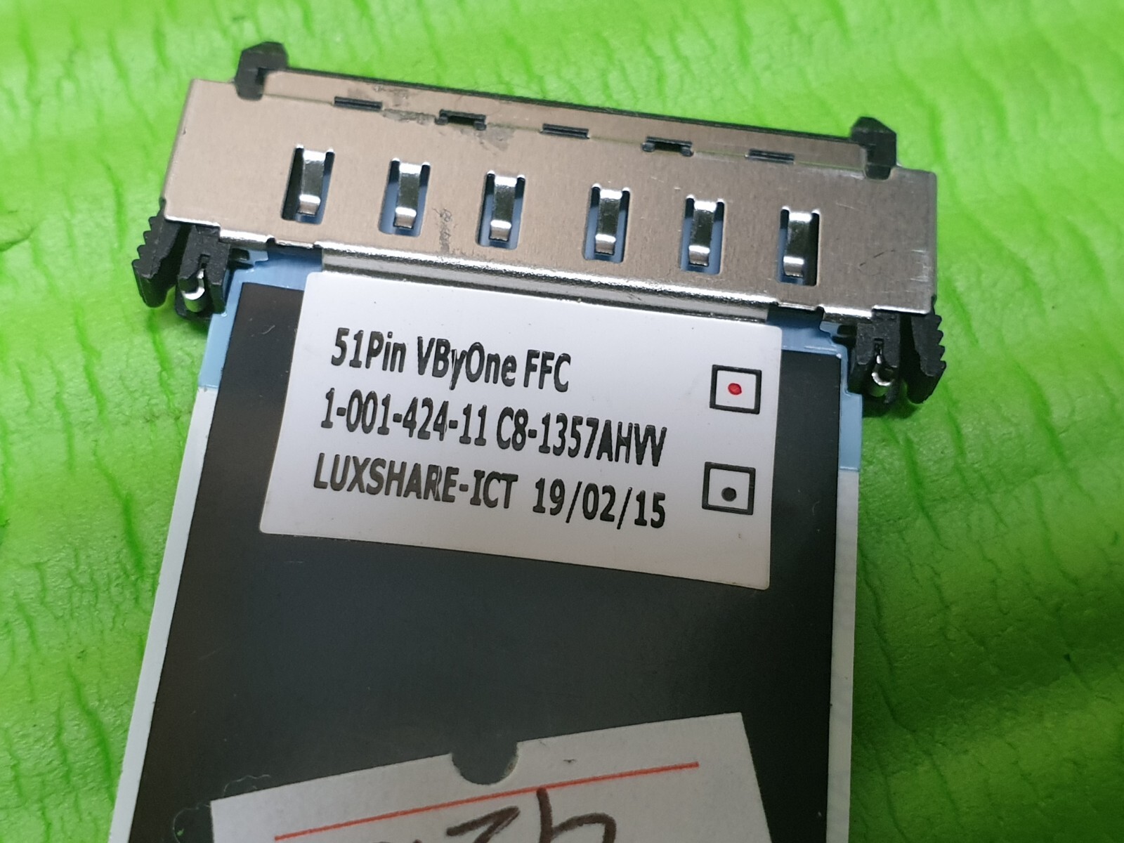 FLAT RIBBON CABLE FROM TCON LVDS BOARD TO MAIN BOARD FOR SONY KD-75XG8096 75" TV - Image 3