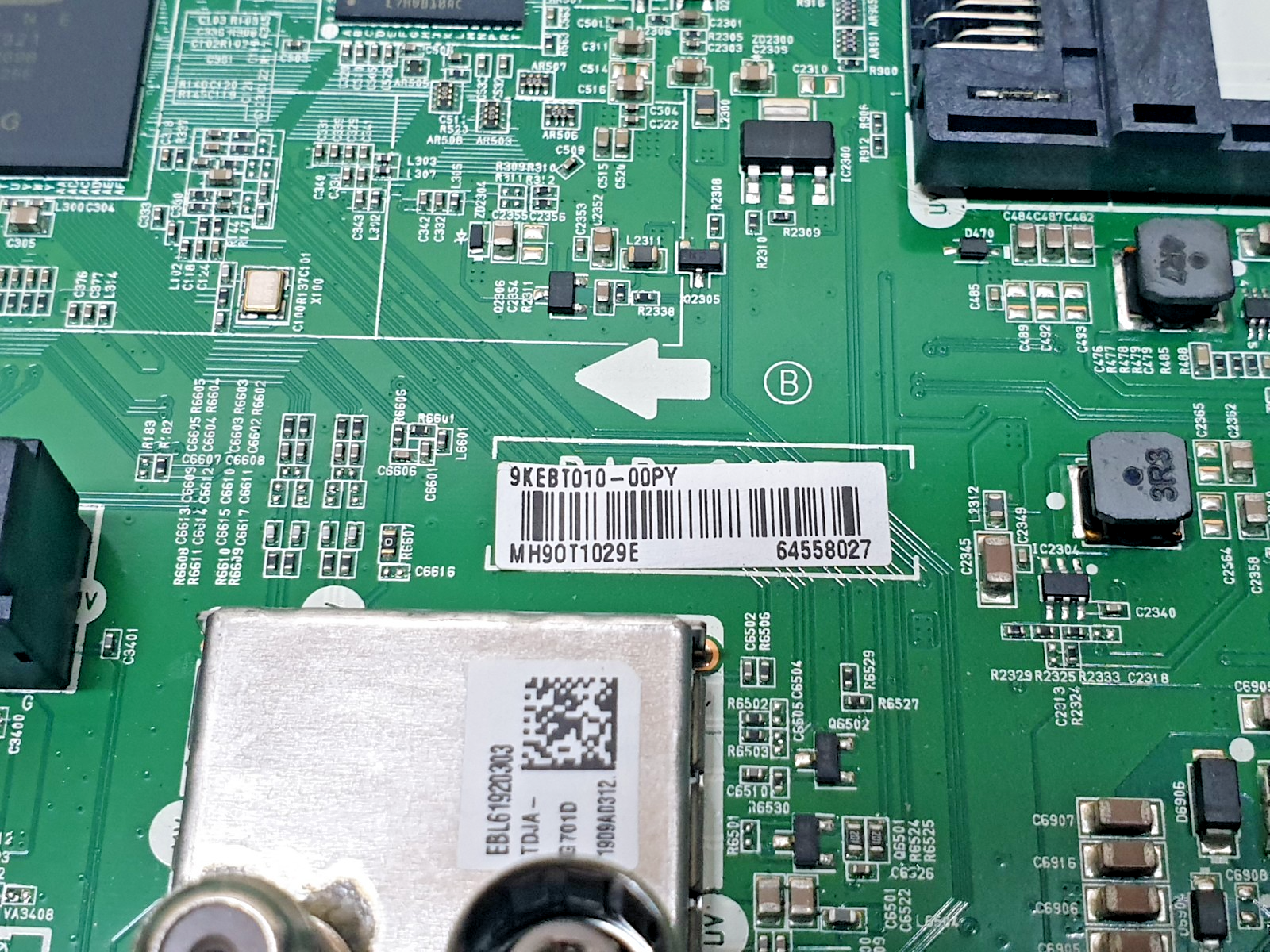 MAIN AV BOARD MB LG 24TL510S-PZ TV EAX672581 06(1.0) EBT64558027 SCREEN:V236BJ1 - Image 3