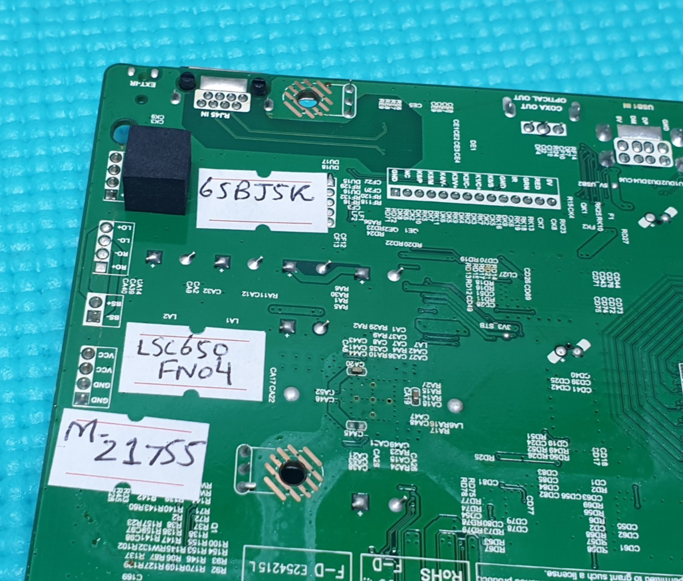 MAIN AV BOARD MB SHARP 65BJ5K LED TV T.MS6586.U703 A19126932 SCREEN:LSC650FN04 - Image 5