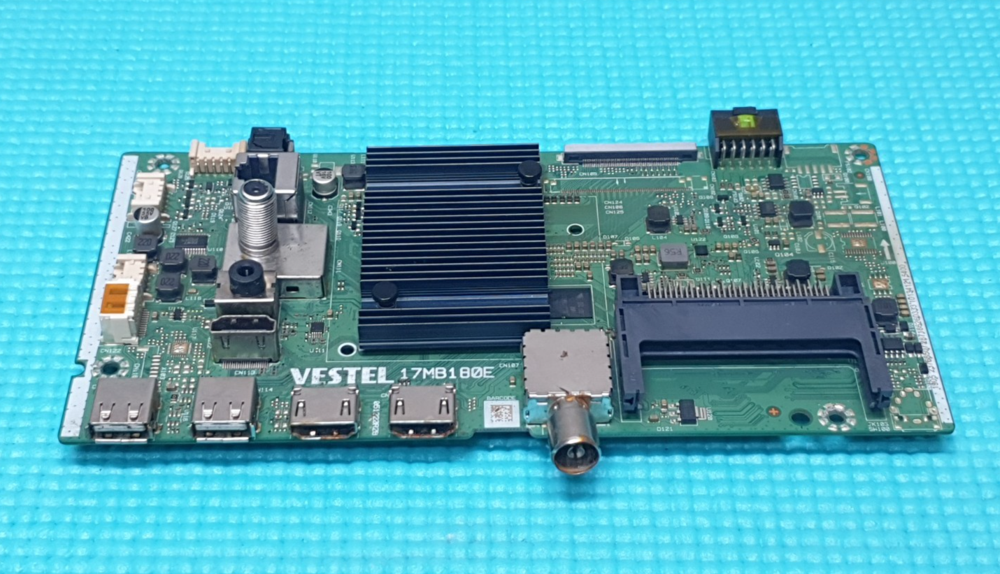 MAIN AV BOARD TOSHIBA 43UL2163DBC TV VESTEL 17MB180E 23768507 SCREEN:PT430GT01