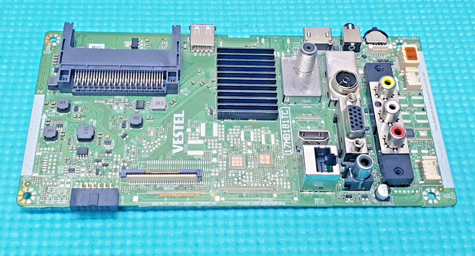 MAIN AV BOARD MB TOSHIBA 24WK3C63DB LED TV 17MB181TC 23770614 SCREEN:PT236AT02 - Image 2